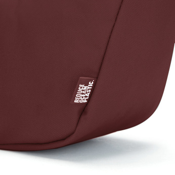 Anti-theft urban Pacsafe Go Lunar bag - burgundy