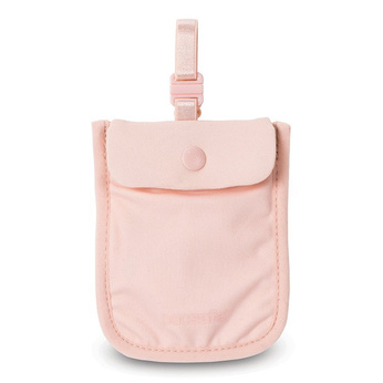 Anti-theft pouch attached to a bra Pacsafe Coversafe S25 - pink