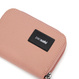 Portfel mały RFID Pacsafe - różowy