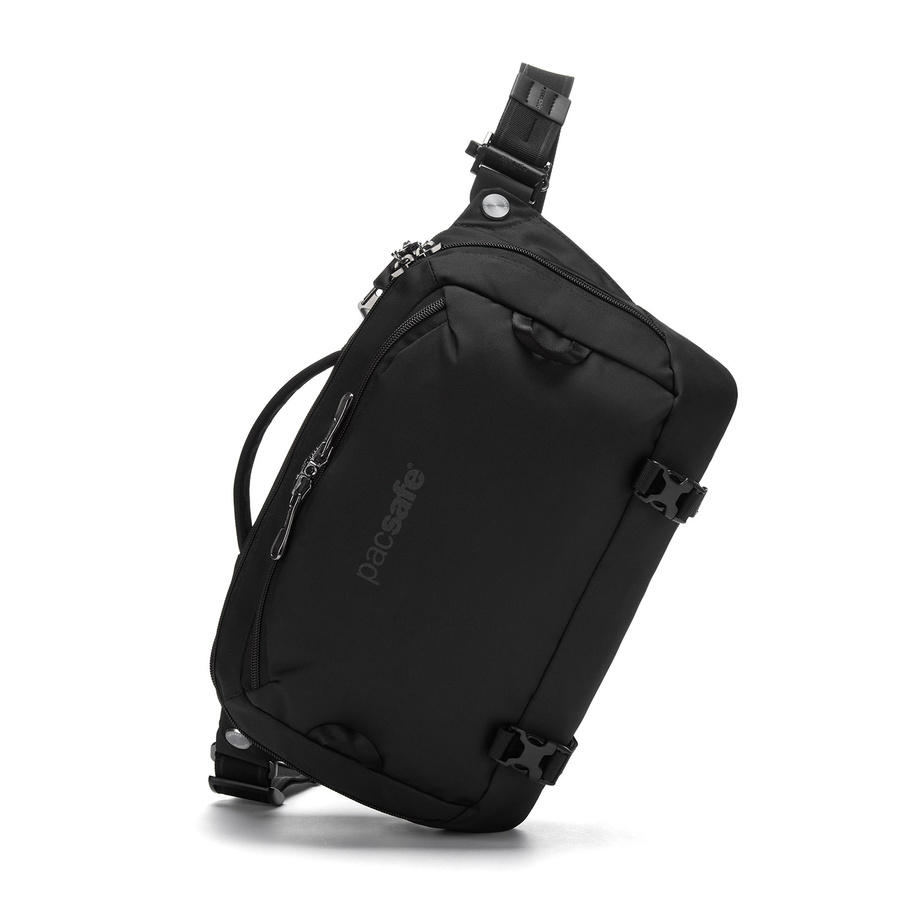 Pacsafe® EXP 12" anti theft sling crossbody - jet black