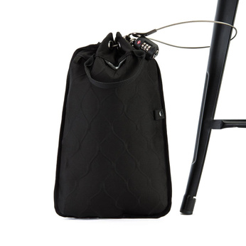 Medium-sized anti-theft travel safe Pacsafe Travelsafe 5l GII - black