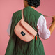Folding women's anti-theft bag Pacsafe Go - pink
