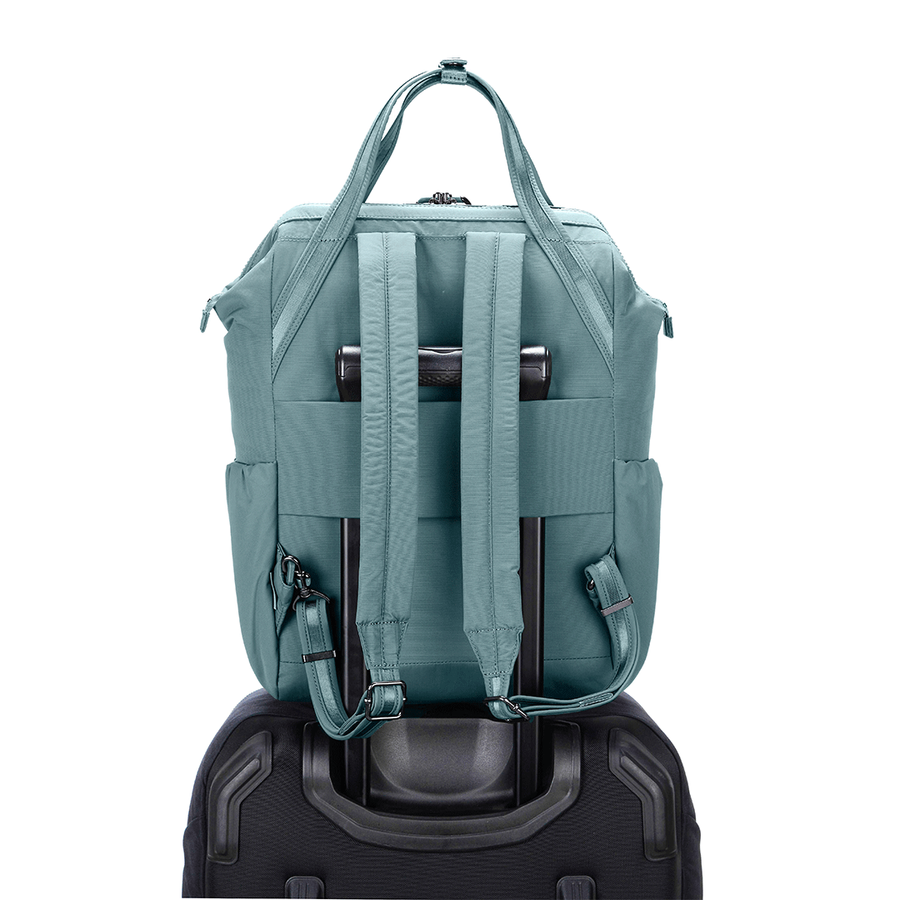 Women's anti-theft backpack Pacsafe Citysafe CX Econyl - mint