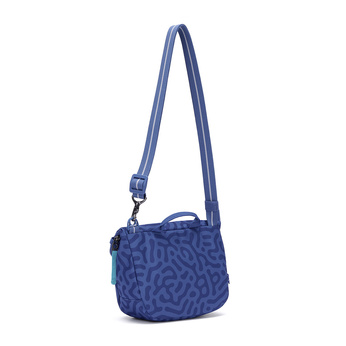 Folding women's anti-theft bag Pacsafe Go - Cerulean Blue