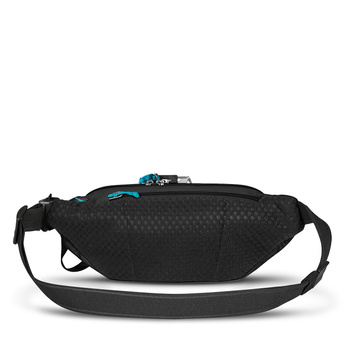 Hip pouch anti-theft Pacsafe ECO - black made from econyl