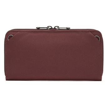 RFIDsafe Continental Wallet Pacsafe - garnet red