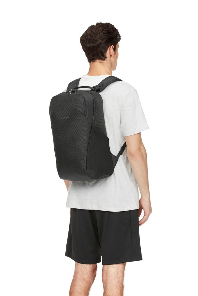 Anti-theft urban backpack Pacsafe Vibe 20L - black