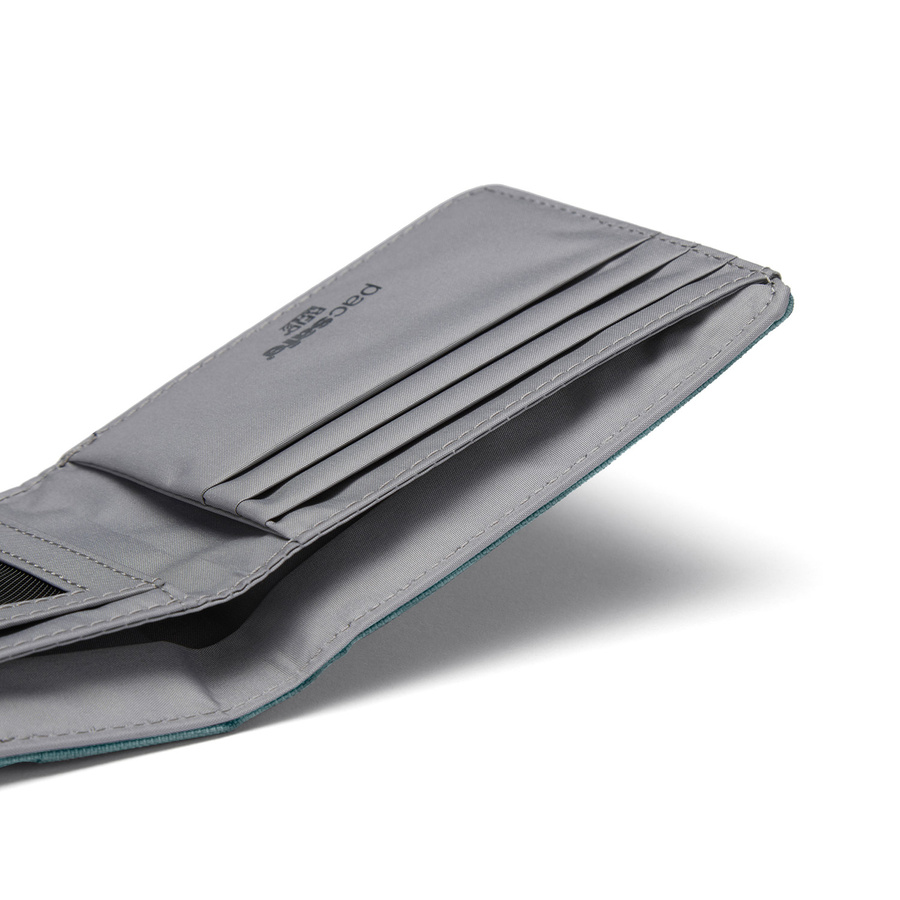 RFID blocking bifold wallet Pacsafe RFIDsafe - fresh mint