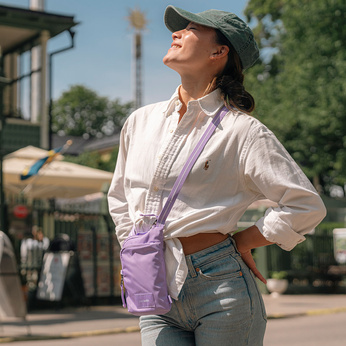 Anti-theft Pacsafe GO shoulder bag - Lavender