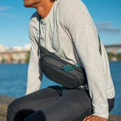 Biodrówka saszetka antykradzieżowa Pacsafe ECO - czarny z econylu