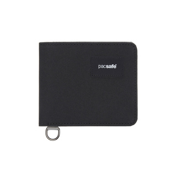 Pacsafe® RFIDsafe™ RFID blocking bifold wallet - jet black