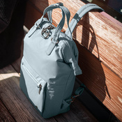 Mini women's anti-theft backpack Pacsafe Citysafe CX Econyl - mint