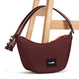 Anti-theft urban Pacsafe Go Lunar bag - burgundy