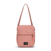 Folding women's anti-theft bag Pacsafe Go - pink