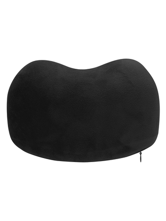 Travel pillow around the neck - Black. Plus ear plugs and eye band