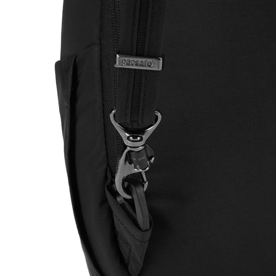 Mini women's anti-theft backpack 8L Pacsafe Citysafe Econyl® - black