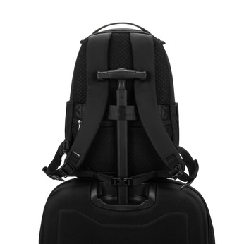 Pacsafe V 16 L anti-theft city backpack - Jet Black