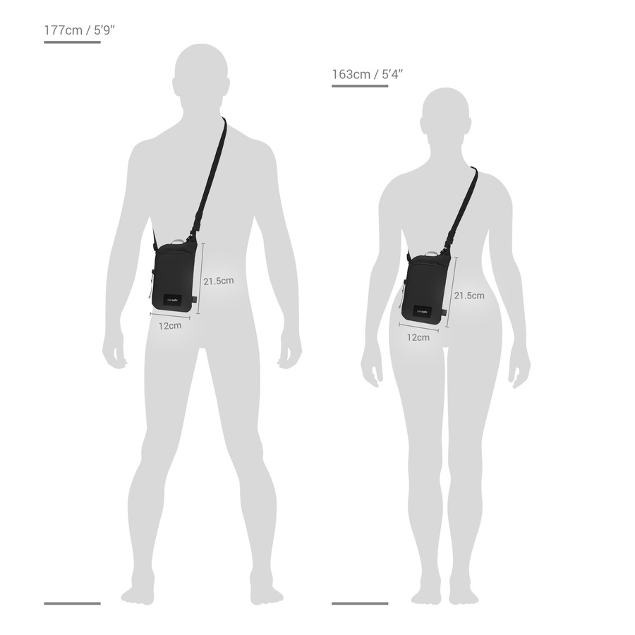 Pacsafe GO anti-theft shoulder bag - mint