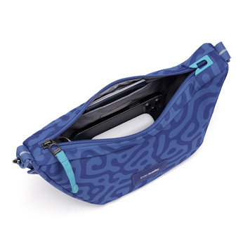 Anti-theft urban bag Pacsafe Go Lunar - cerulean blue