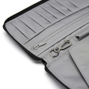 Portfel antykradzieżowy damski duży RFID Pacsafe - czarny