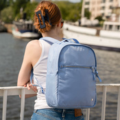 Women's anti-theft backpack 10 L Pacsafe W - light blue
