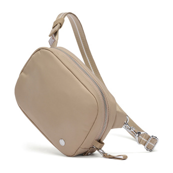 Small 2-in-1 anti-theft women's handbag Pacsafe W - beige