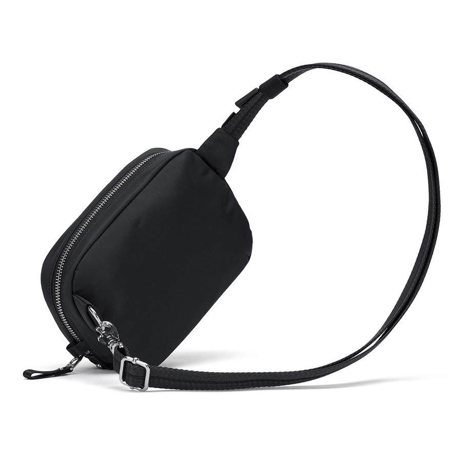 Small 2-in-1 anti-theft women's handbag Pacsafe W - black
