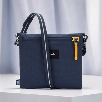 Saszetka torebka antykradzieżowa Pacsafe GO - Granatowa