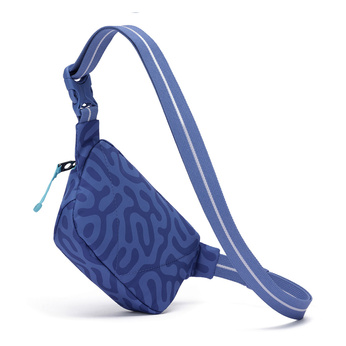 Pacsafe Go anti-theft hip pack - cerulean blue