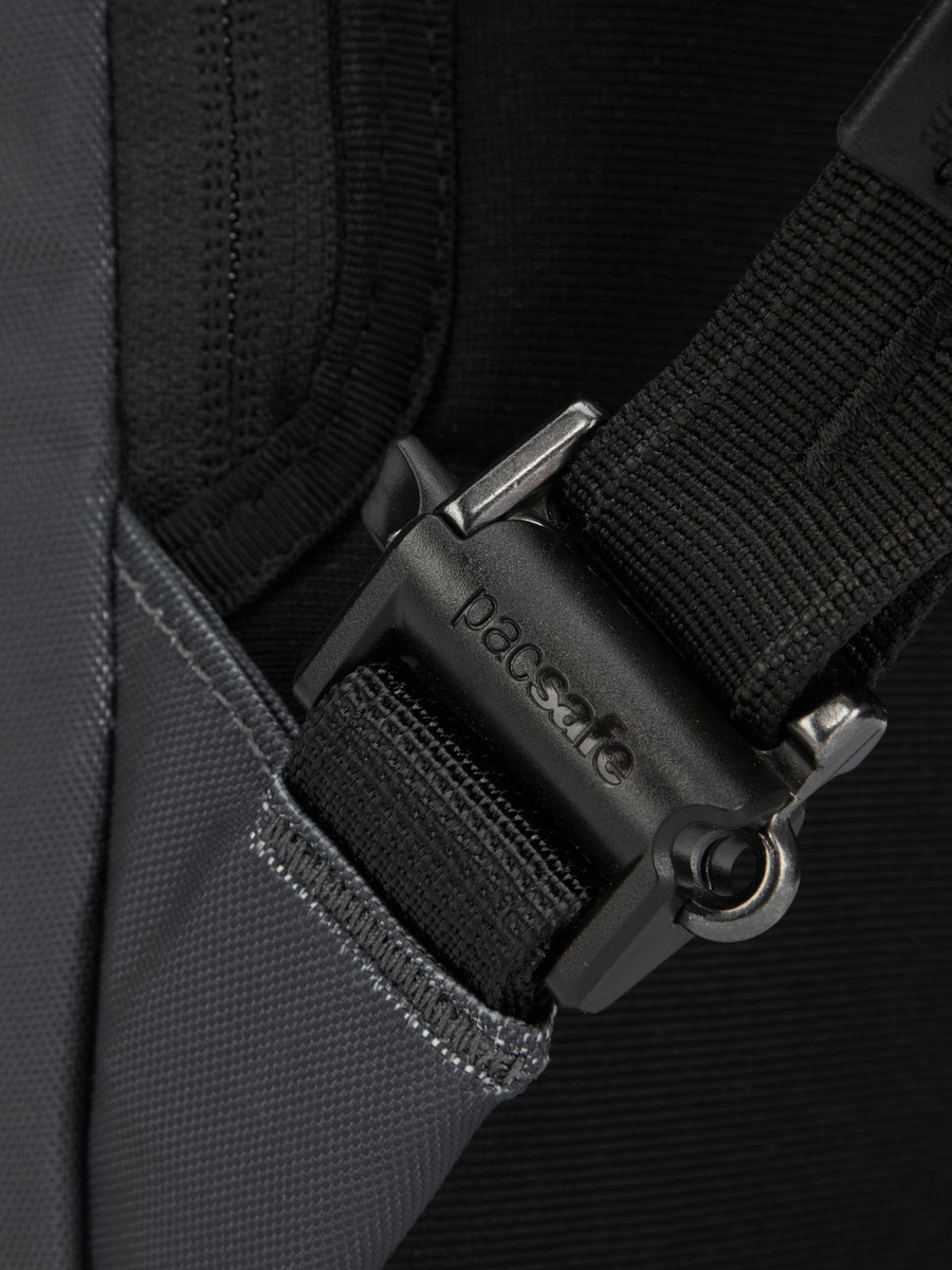Anti-theft laptop backpack 18L Pacsafe Metrosafe X with 16' laptop pocket - dark gray