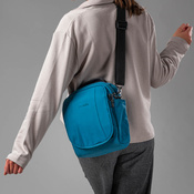 Anti-theft Pacsafe LS200 shoulder bag - turquoise 