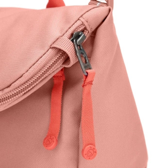 Folding women's anti-theft bag Pacsafe Go - pink