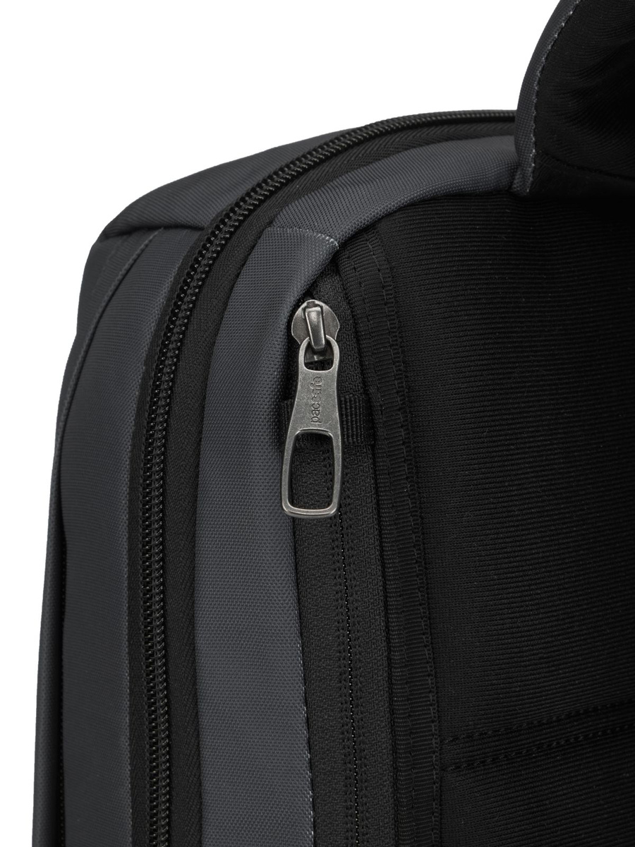 Anti-theft laptop backpack 18L Pacsafe Metrosafe X with 16' laptop pocket - dark gray