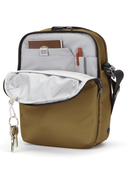 Medium anti-theft shoulder bag messenger Pacsafe Metrosafe X 6L - brown