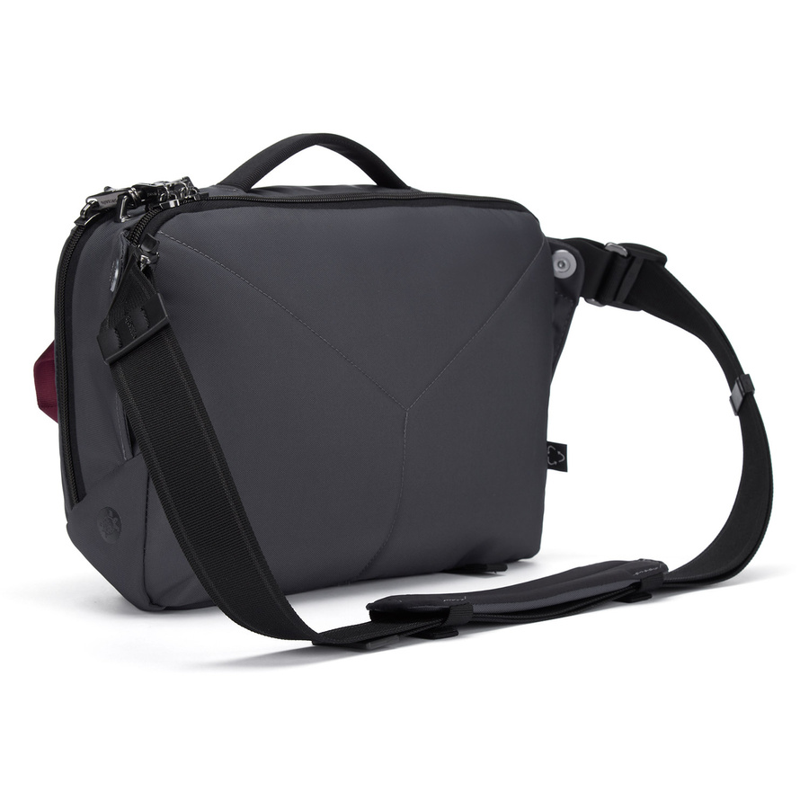 Torba miejska na laptopa antykradzieżowa Pacsafe EXP - ciemnoszara