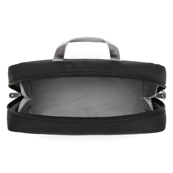 Organizer podróżny antykradzieżowy z recyklingu Pacsafe RFIDsafe - czarny