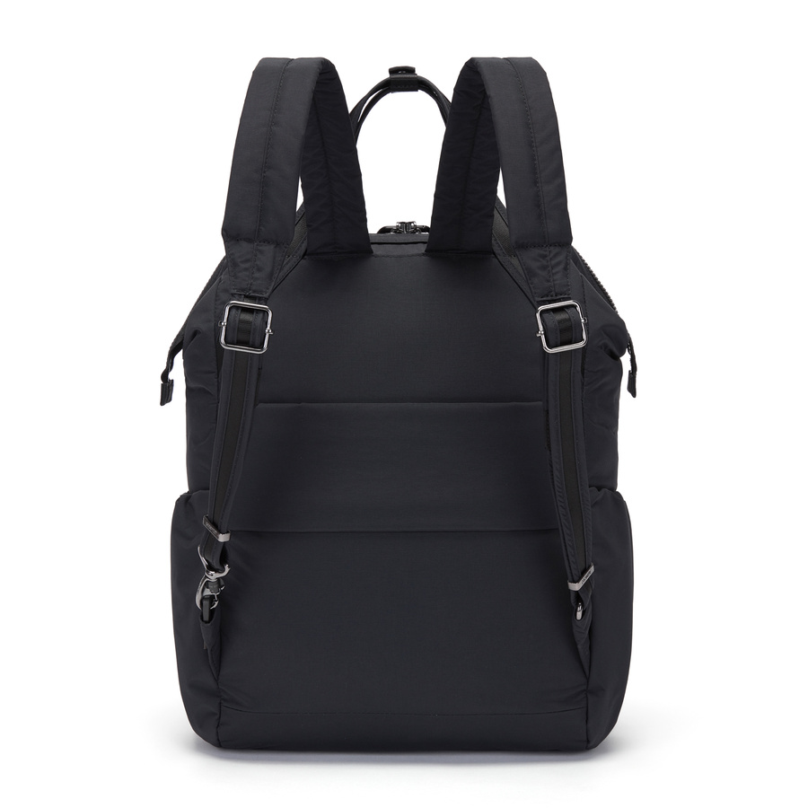 Women's anti-theft backpack Pacsafe Citysafe CX Econyl - black