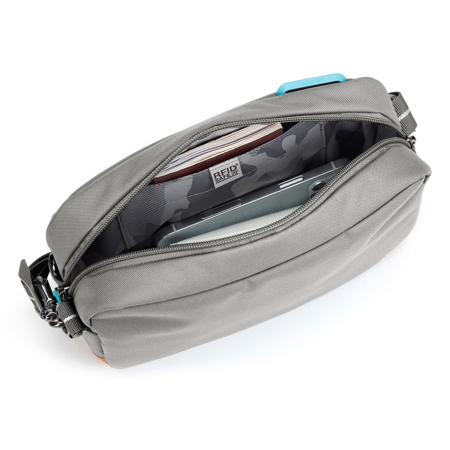 Urban small anti-theft bag Pacsafe Go - stone