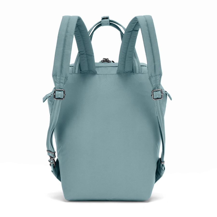 Mini women's anti-theft backpack Pacsafe Citysafe CX Econyl - mint