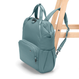 Women's anti-theft backpack Pacsafe Citysafe CX Econyl - mint 