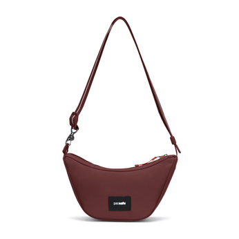 Anti-theft urban Pacsafe Go Lunar bag - burgundy