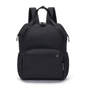 Women's anti-theft backpack Pacsafe Citysafe CX Econyl - black