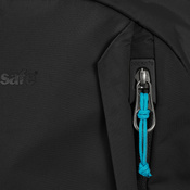 Anti-theft 25L Pacsafe ECO Econyl® hiking backpack - black