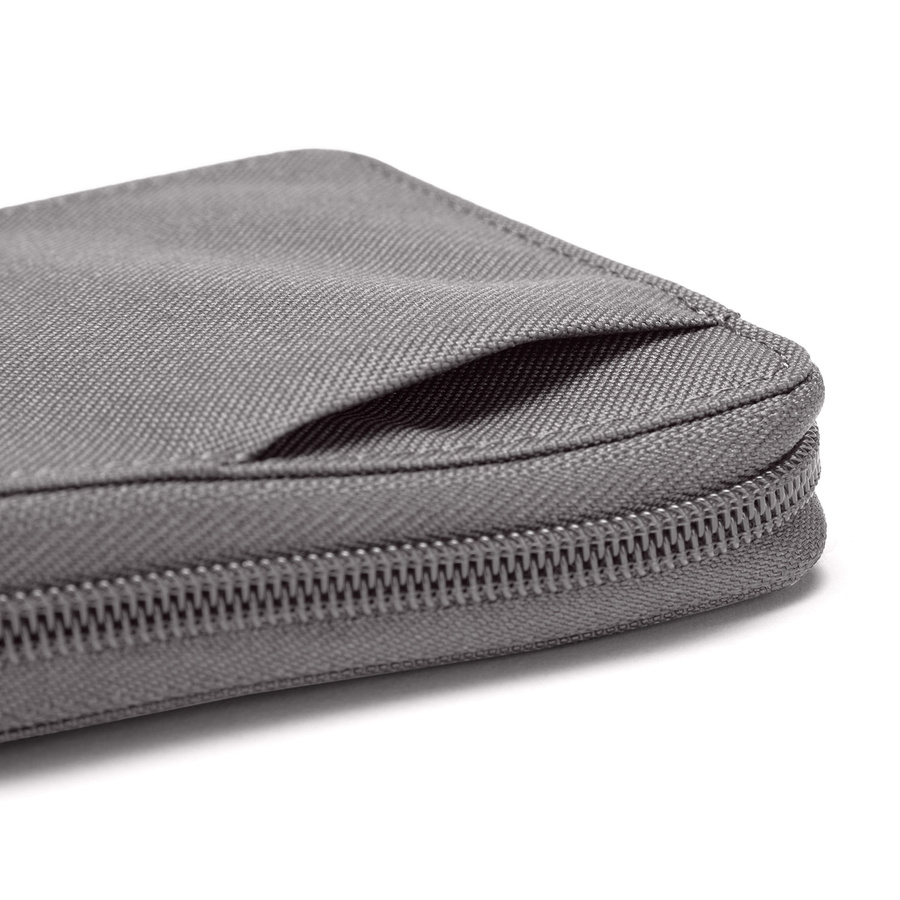 Men's small RFID Pacsafe wallet - stone