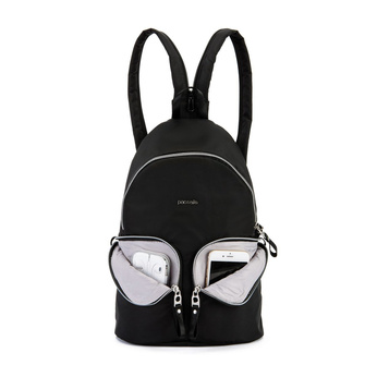 Plecak damski miejski antykradzieżowy Pacsafe Stylesafe sling granatowy