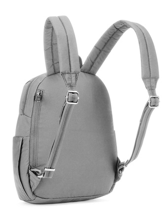 Plecak mini damski antykradzieżowy 8L Pacsafe Citysafe CX Econyl® - jasnoszary