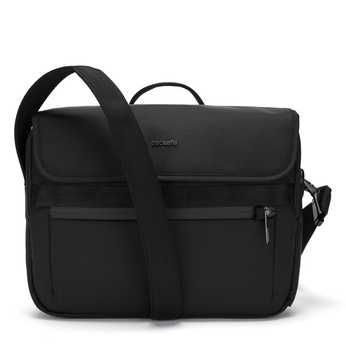 Torba męska na ramię/ listonoszka miejska antykradzieżowa Pacsafe Metrosafe X Messenger Black
